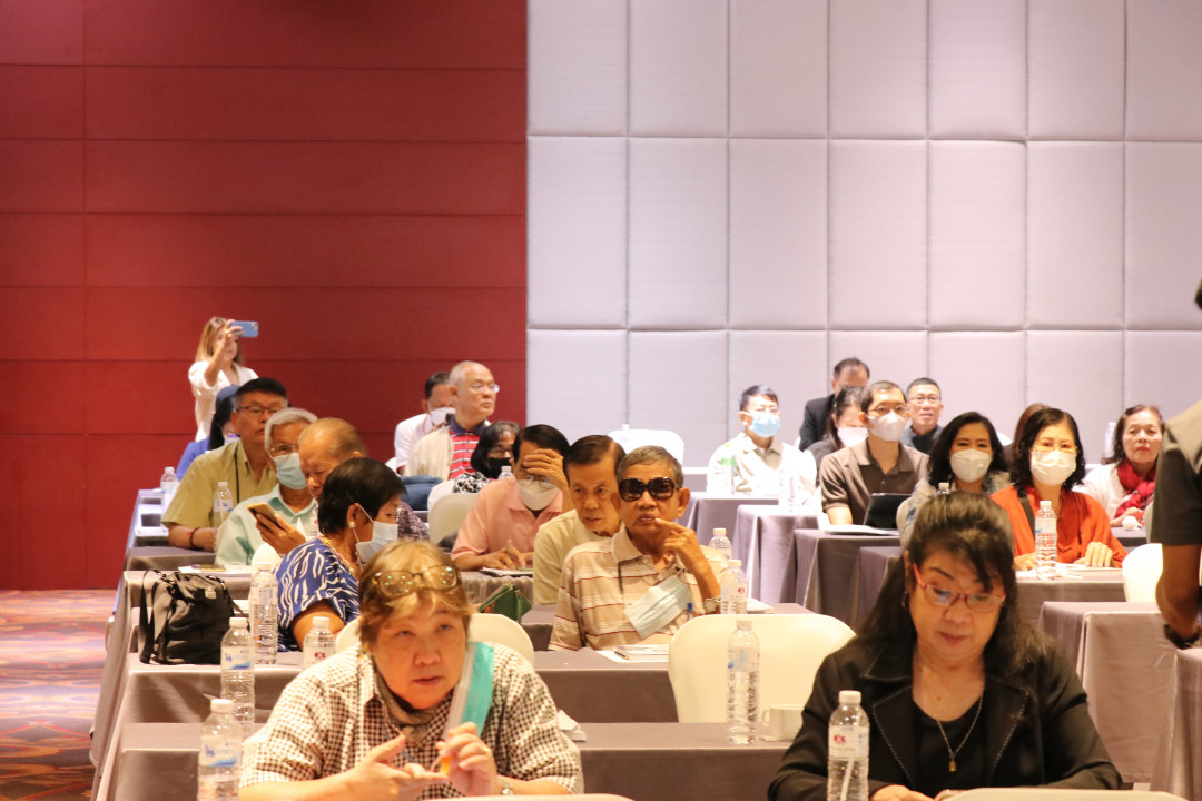 รูปภาพกิจกรรม สหกรณ์ออมทรัพย์การสื่อสารแห่งประเทศไทย ภาพกิจกรรม การประชุมสัมมนาสมาชิกที่เป็นตัวแทน/สมาชิก/ผู้เกษียณอายุส่วนกลาง ครั้งที่ 1 ประจำปี 2566 (สมาชิกเกษียณอายุในพื้นที่ส่วนกลาง) เมื่อวันที่ 19 พฤศจิกายน 2566 14