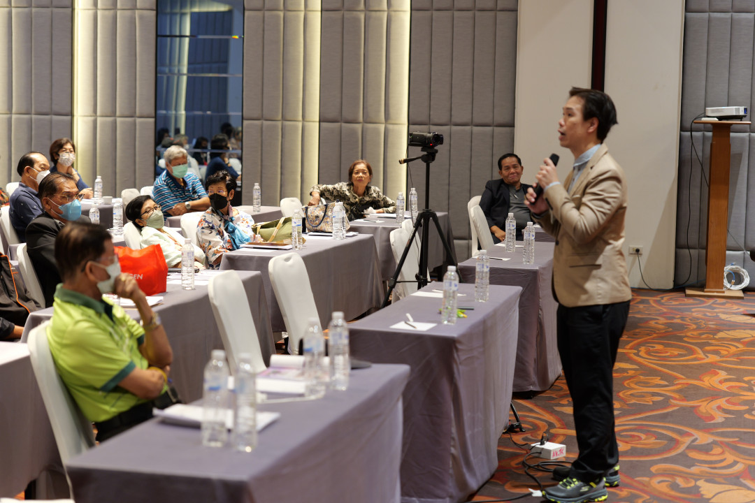 รูปภาพกิจกรรม สหกรณ์ออมทรัพย์การสื่อสารแห่งประเทศไทย ภาพกิจกรรม การประชุมสัมมนาสมาชิกที่เป็นตัวแทน/สมาชิก/ผู้เกษียณอายุส่วนกลาง ครั้งที่ 1 ประจำปี 2566 (สมาชิกเกษียณอายุในพื้นที่ส่วนกลาง) เมื่อวันที่ 19 พฤศจิกายน 2566 26