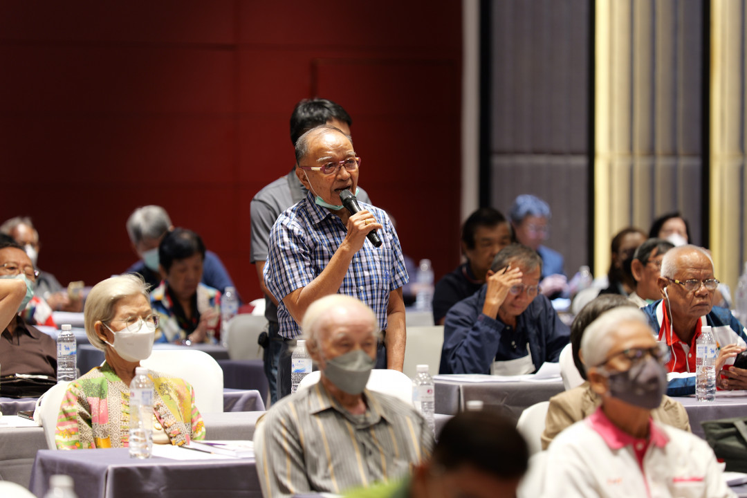 รูปภาพกิจกรรม สหกรณ์ออมทรัพย์การสื่อสารแห่งประเทศไทย ภาพกิจกรรม การประชุมสัมมนาสมาชิกที่เป็นตัวแทน/สมาชิก/ผู้เกษียณอายุส่วนกลาง ครั้งที่ 1 ประจำปี 2566 (สมาชิกเกษียณอายุในพื้นที่ส่วนกลาง) เมื่อวันที่ 19 พฤศจิกายน 2566 35