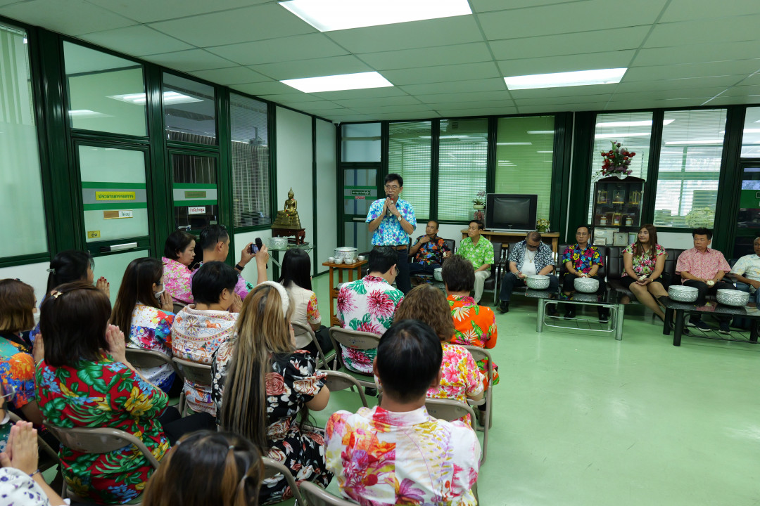 รูปภาพกิจกรรม สหกรณ์ออมทรัพย์การสื่อสารแห่งประเทศไทย กิจกรรม พิธีรดน้ำดำหัวแก่คณะกรรมการดำเนินการ สอ.กสท. 22