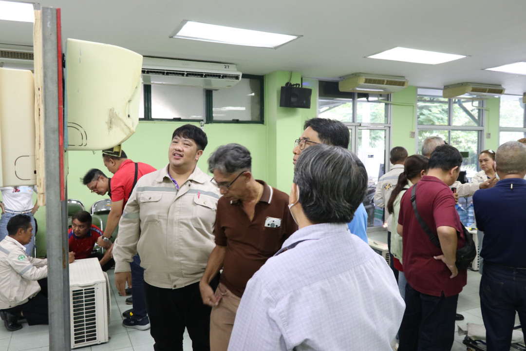 รูปภาพกิจกรรม สหกรณ์ออมทรัพย์การสื่อสารแห่งประเทศไทย กิจกรรม อบรมวิชาชีพสมาชิกส่วนกลาง "ล้างเครื่องปรับอากาศภายในบ้าน" ประจำปี 2568 27