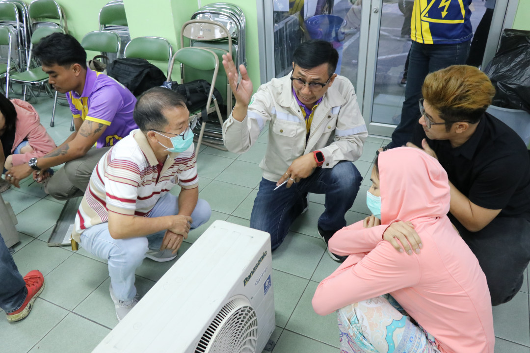 รูปภาพกิจกรรม สหกรณ์ออมทรัพย์การสื่อสารแห่งประเทศไทย กิจกรรม อบรมวิชาชีพสมาชิกส่วนกลาง "ล้างเครื่องปรับอากาศภายในบ้าน" ประจำปี 2568 32