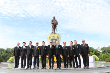 ภาพกิจกรรม กิจกรรม ร่วมพิธีวางพานพุ่มถวายสักการะเนื่องในวันสื่อสารแห่งชาติ ประจำปี 2569