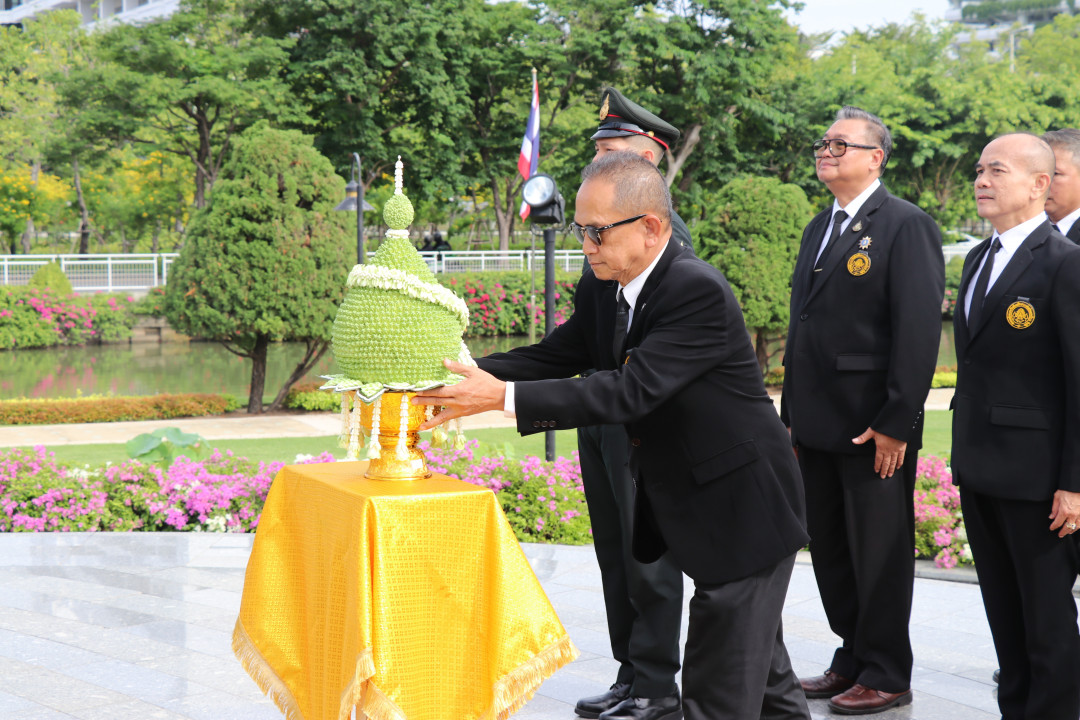 รูปภาพกิจกรรม สหกรณ์ออมทรัพย์การสื่อสารแห่งประเทศไทย กิจกรรม ร่วมพิธีวางพานพุ่มถวายสักการะเนื่องในวันสื่อสารแห่งชาติ ประจำปี 2569 3