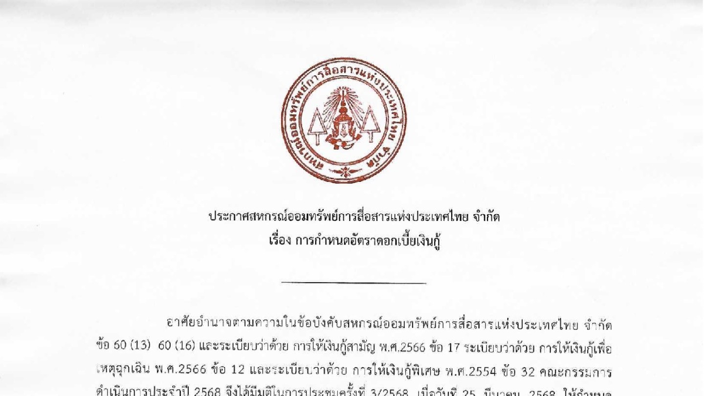 การกำหนดอัตราดอกเบี้ยเงินกู้