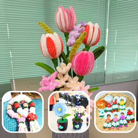ดอกไม้ทำจากลวด ติดต่อโทร. 0631716892